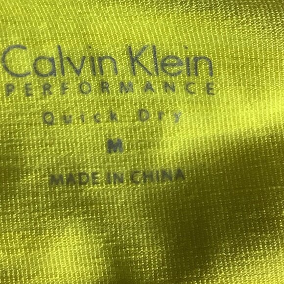 Calvin Klein Performance Quick Dry Womens Yellow Hooded Long Sleeve Ruched Top M - Picture 3 of 12